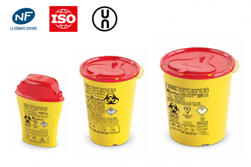 Fourniture de conteneurs pour stockage DASRI dans la ville de Sète