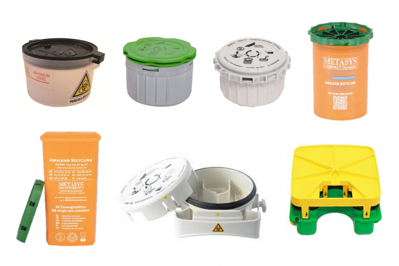 Cassettes séparateur d'amalgames cabinet dentaire Montpellier Nîmes Béziers