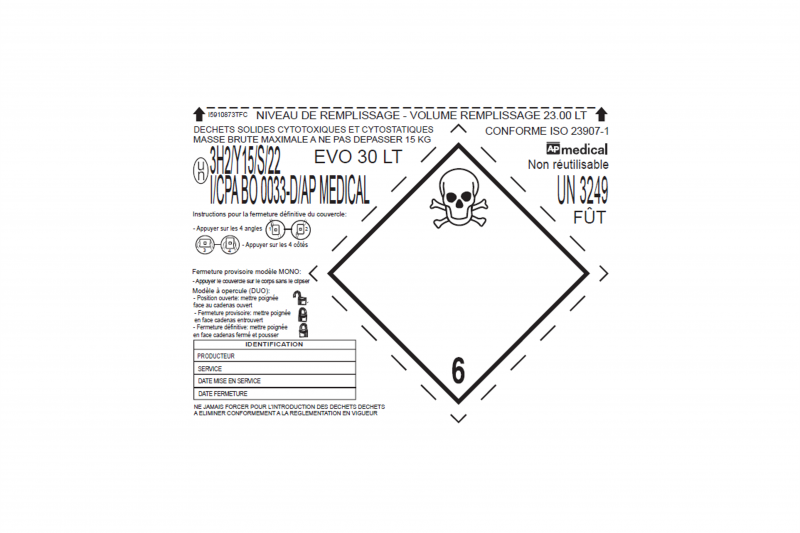 Collecte des déchets cytotoxiques et anticancéreux à Montpellier dans l'Hérault