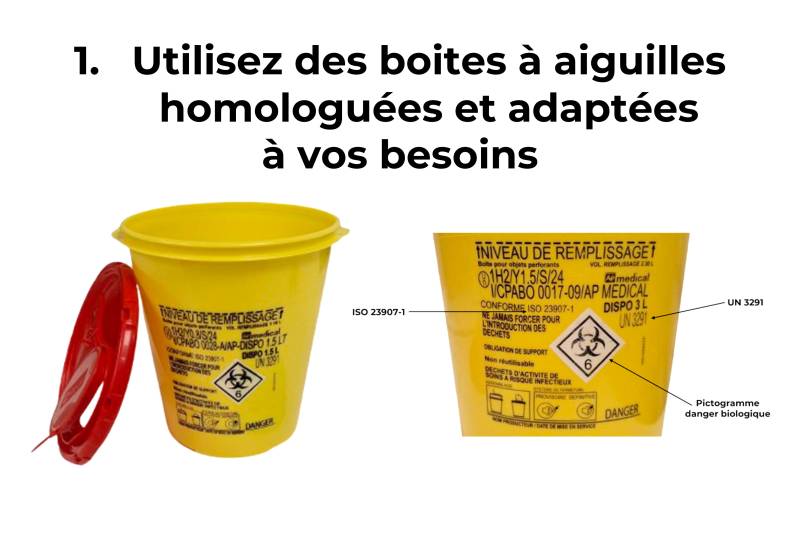 Elidem - Nous proposons une large gamme de contenants OPCT homologues pour les DASRI