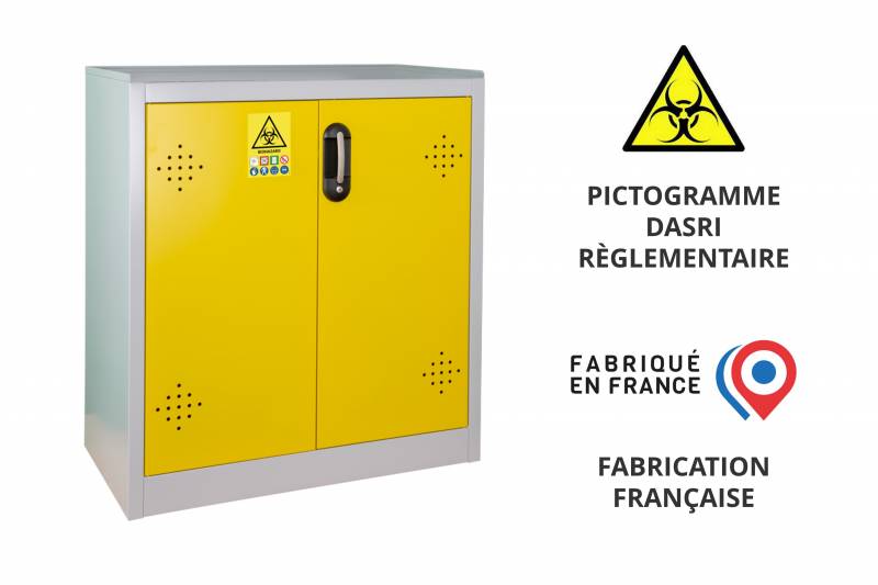 Gamme d'Armoires DASRI pour stockage temporaire des conteneurs - Montpellier 34